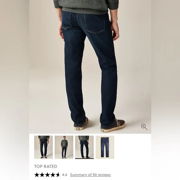 J. Crew Men’s 770 Jeans 30W x 30L NWOT - Picture 3 of 5